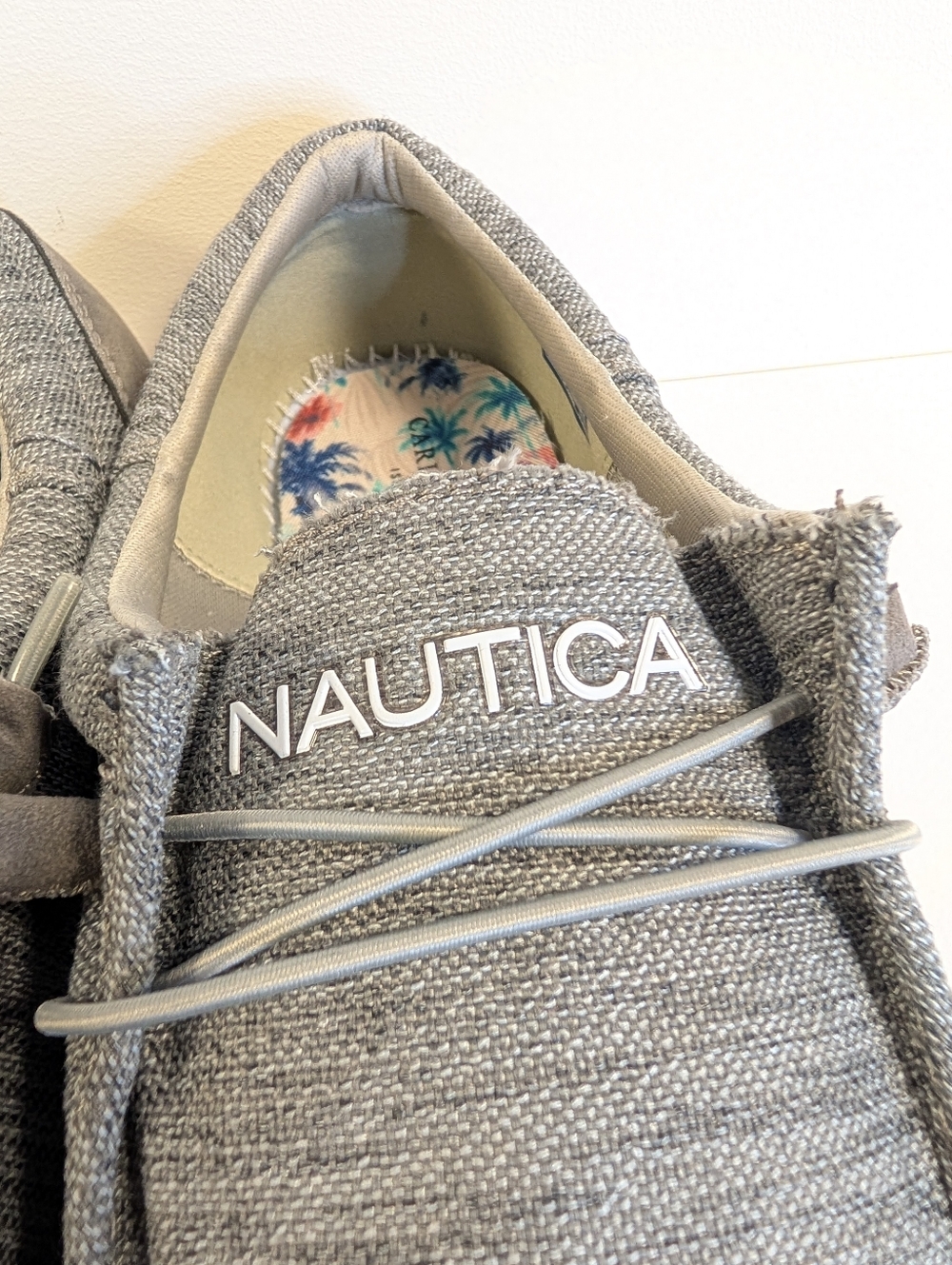 Nautica Rushford Slip On Shoes Mens 13 Gray Casual Comfort Lightweight Loafer - Picture 9 of 14